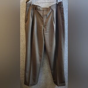 Perry Ellis America Men's Dress Pants Tan Office, Travel, Party Size 38X32
